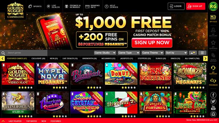 Golden Nugget Online Casino review